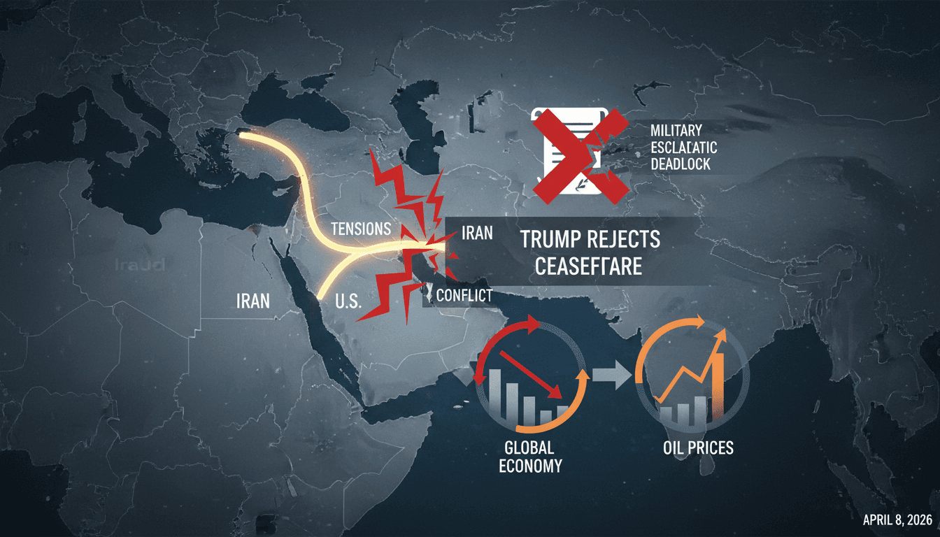 Trump Rejects Iran's Ceasefire Proposal Amid Ongoing Middle East Tensions