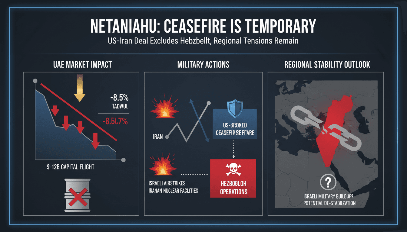 Netanyahu Asserts US-Iran Ceasefire Does Not Resolve Conflict or Address Hezbollah