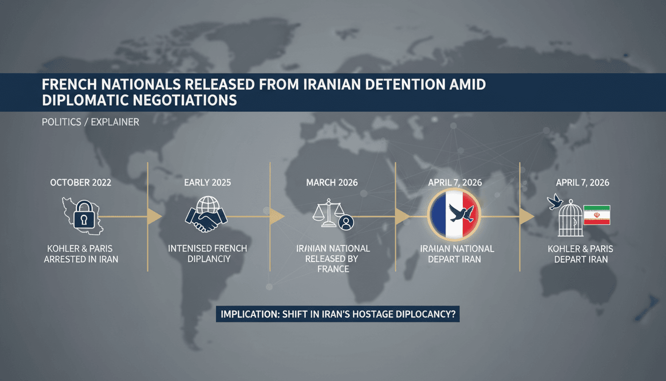 French Nationals Released from Iranian Detention Amid Diplomatic Negotiations