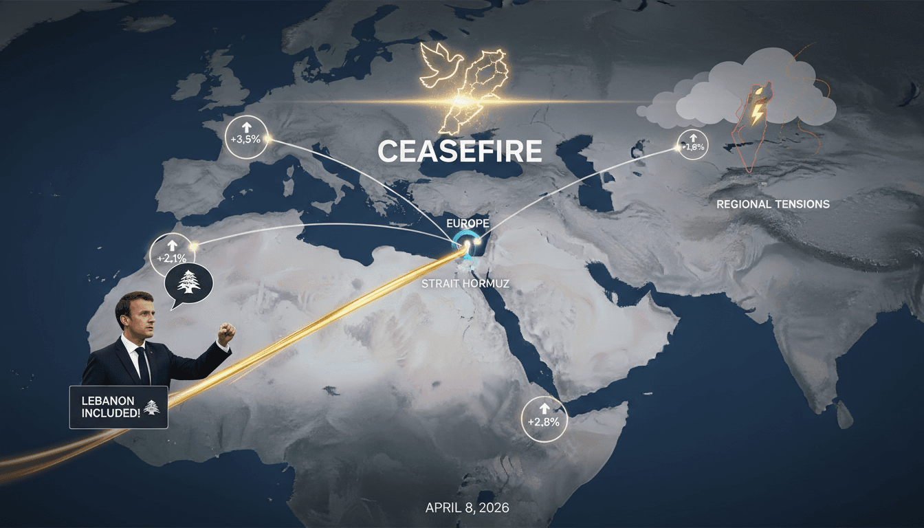 Macron Advocates for Lebanon's Inclusion in US-Iran Ceasefire Amid Regional Tensions