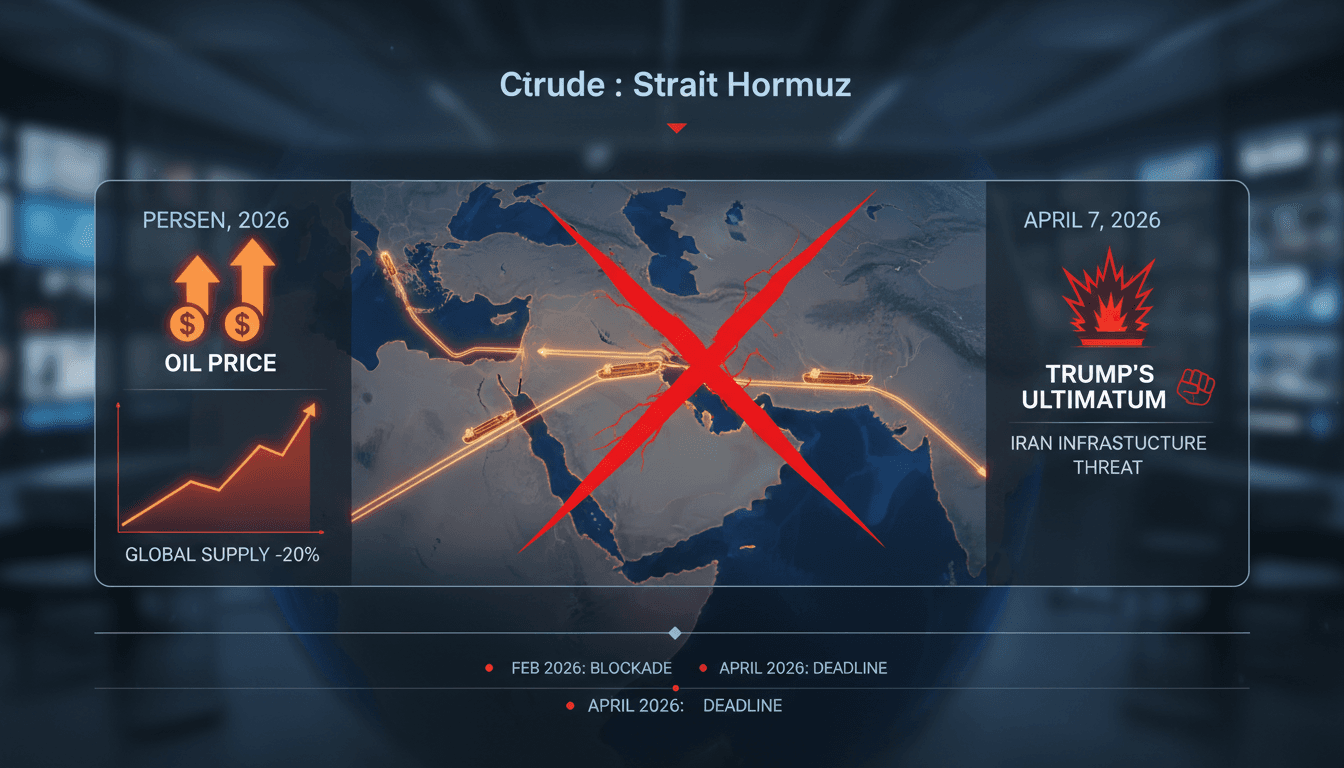 Trump Issues Ultimatum to Iran Over Strait of Hormuz Amid Ongoing Conflict