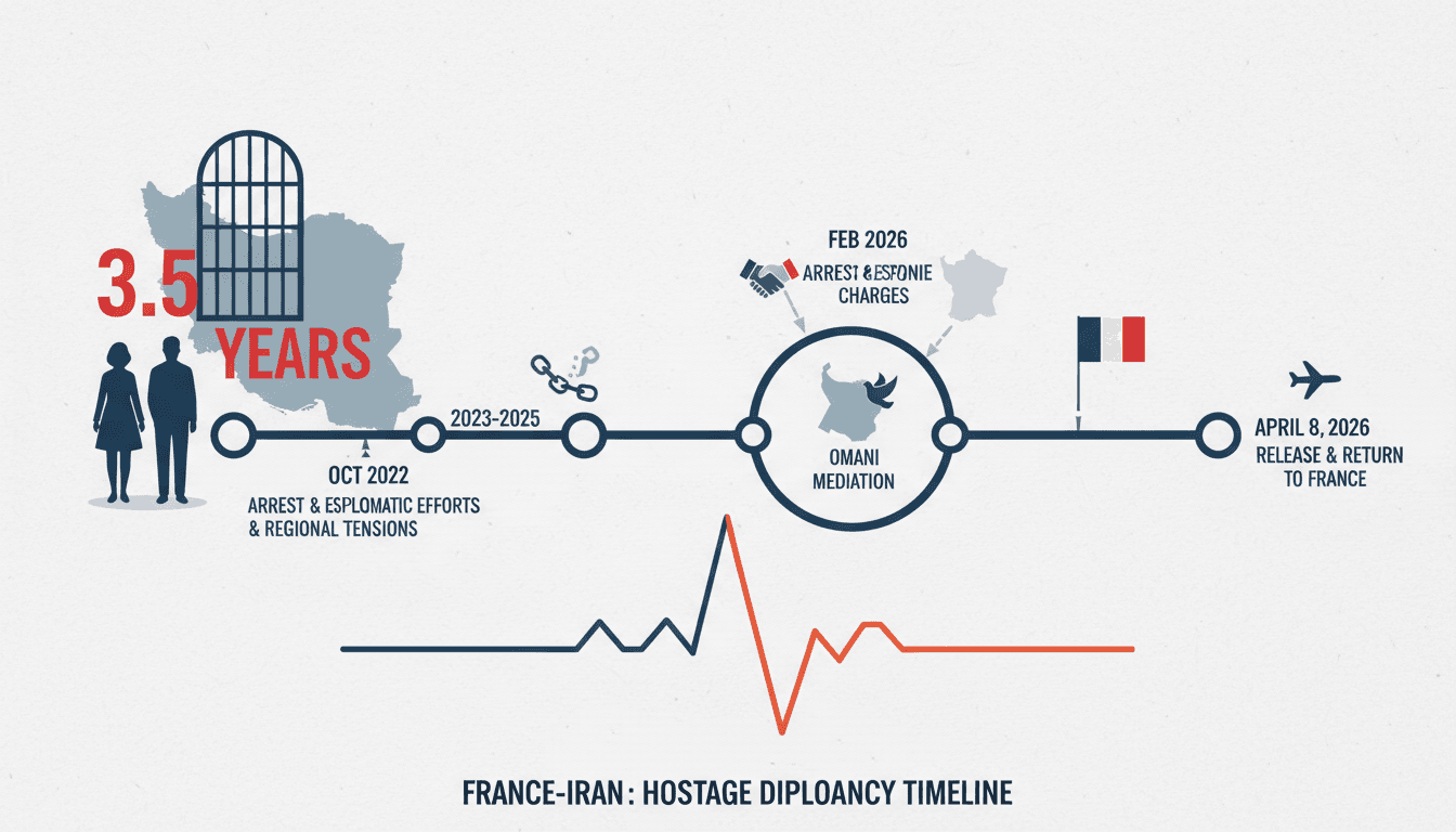 Release of French Nationals Cécile Kohler and Jacques Paris from Iran After 3.5 Years of Detention