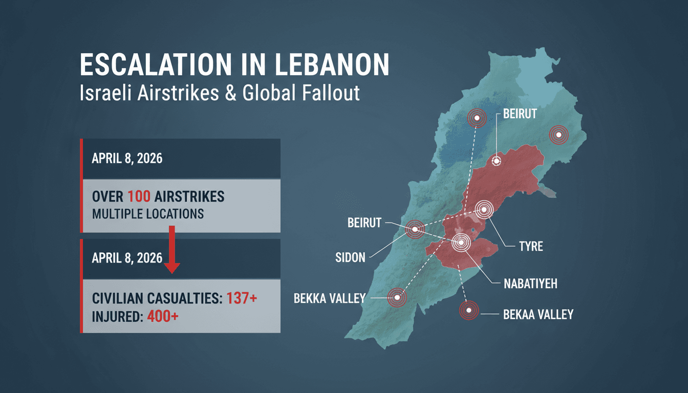 Israeli Airstrikes in Lebanon Result in High Casualties and International Condemnation
