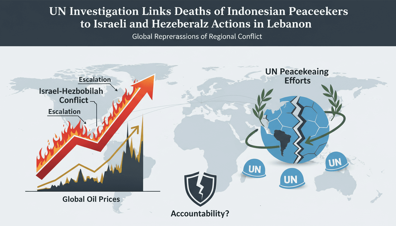 UN Investigation Links Deaths of Indonesian Peacekeepers to Israeli and Hezbollah Actions in Lebanon