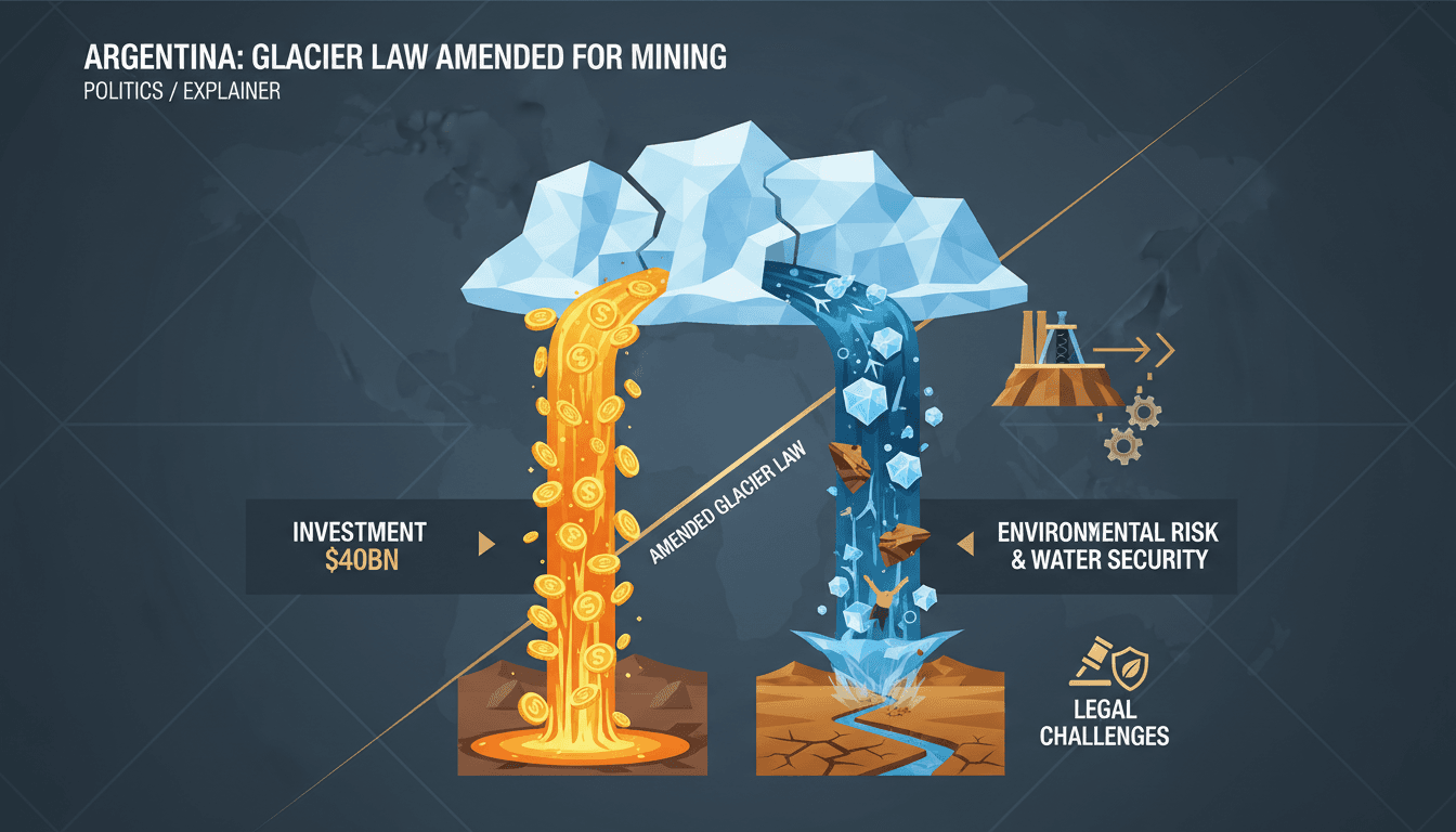 Argentina's Congress Amends Glacier Protection Law to Facilitate Mining Activities