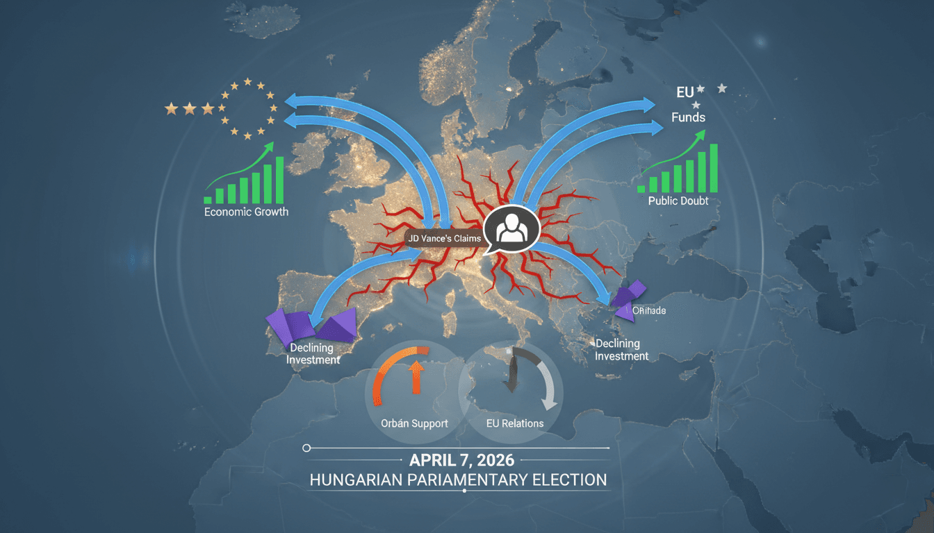 JD Vance Accuses EU of Interfering in Hungary's Election Ahead of Parliamentary Vote