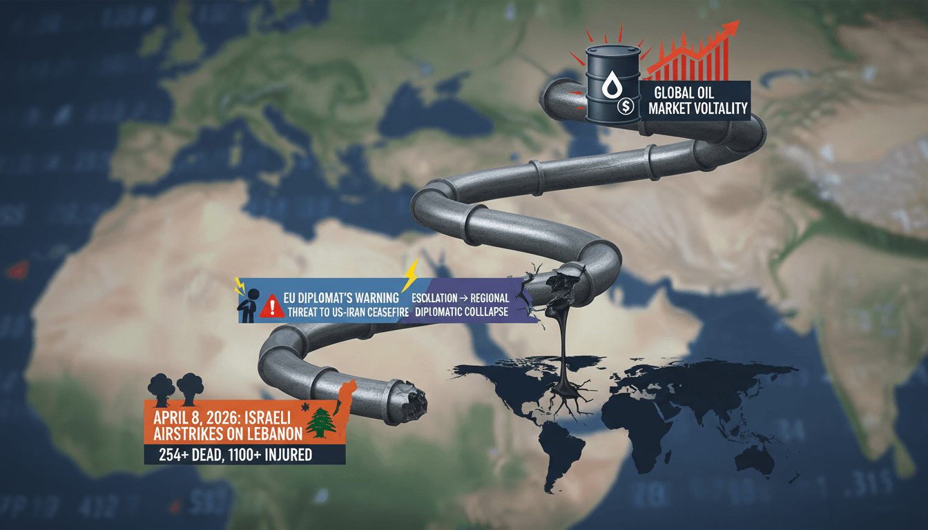 Israeli Airstrikes on Lebanon Threaten US-Iran Ceasefire According to EU Diplomat