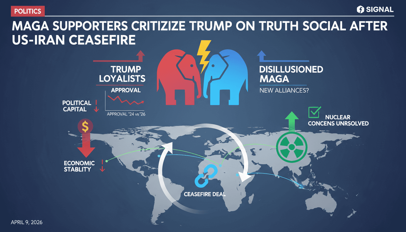 MAGA Supporters Criticize Trump on Truth Social After US-Iran Ceasefire
