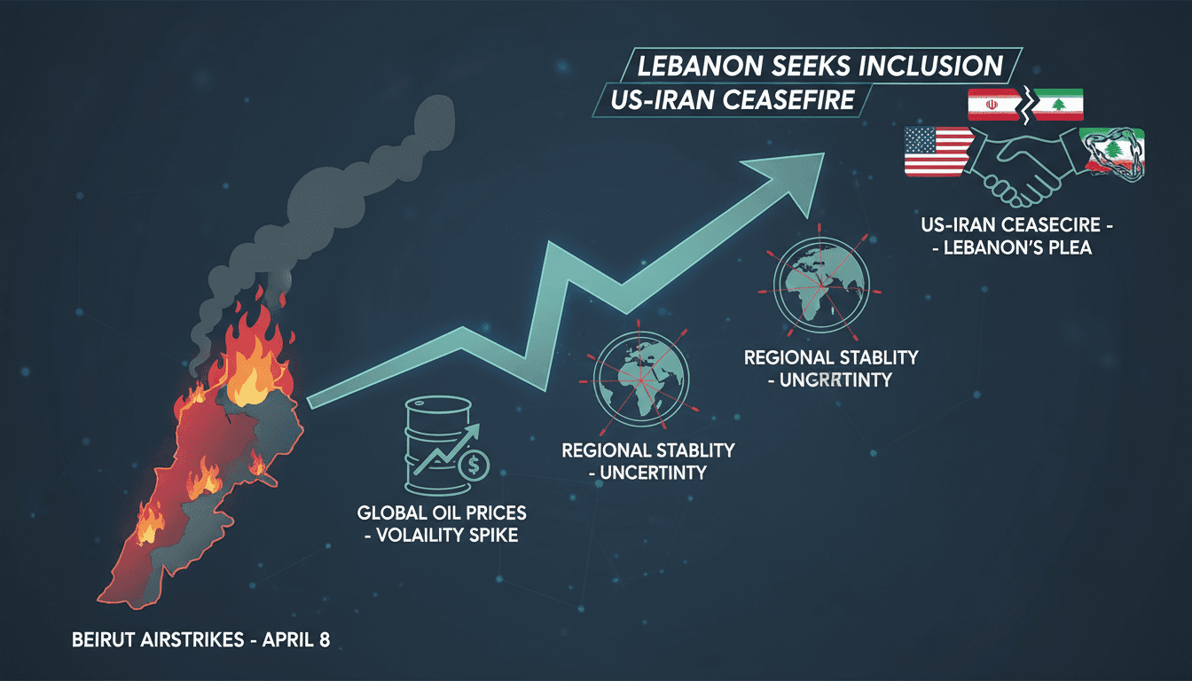 Lebanon Seeks Inclusion in US-Iran Ceasefire Amid Ongoing Israeli Strikes