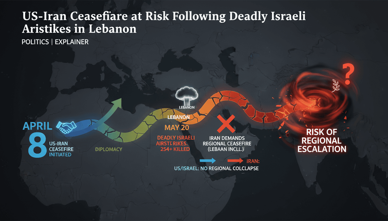 US-Iran Ceasefire at Risk Following Deadly Israeli Airstrikes in Lebanon