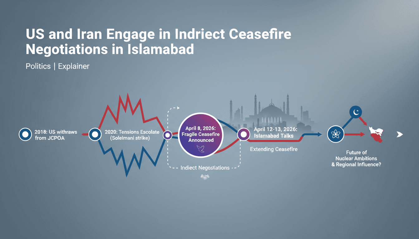 US and Iran Engage in Indirect Ceasefire Negotiations in Islamabad