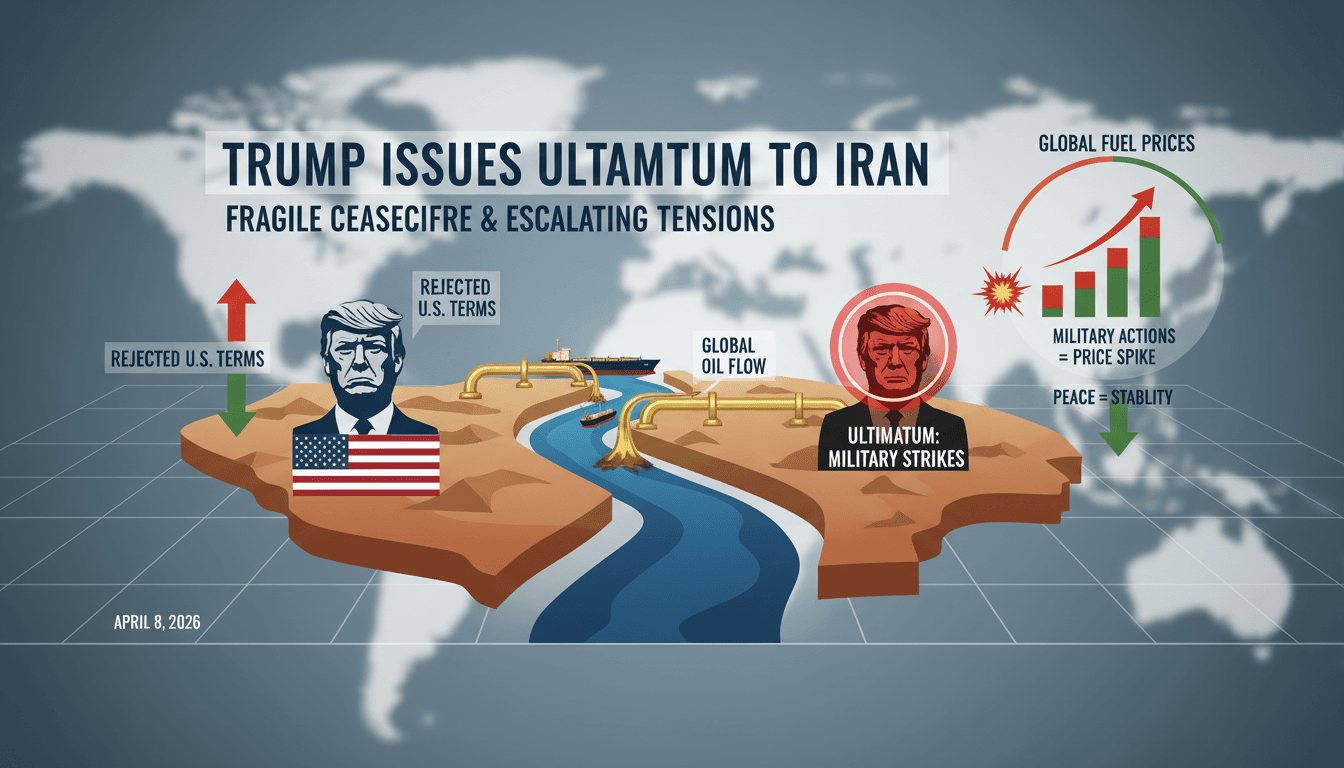 Trump Issues Ultimatum to Iran Amid Fragile Ceasefire and Escalating Tensions