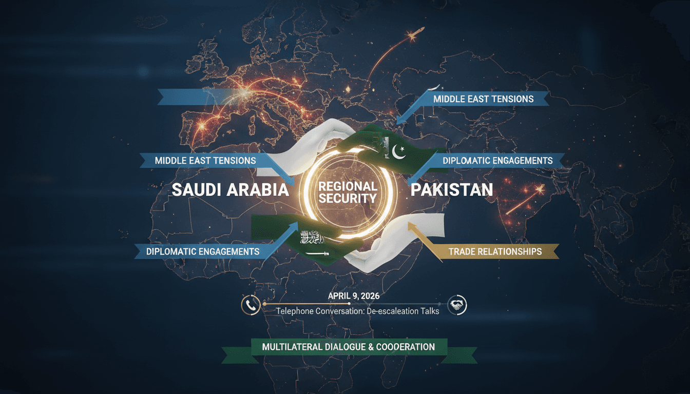 Saudi and Pakistani Foreign Ministers Discuss Regional Security Amid Middle East Tensions