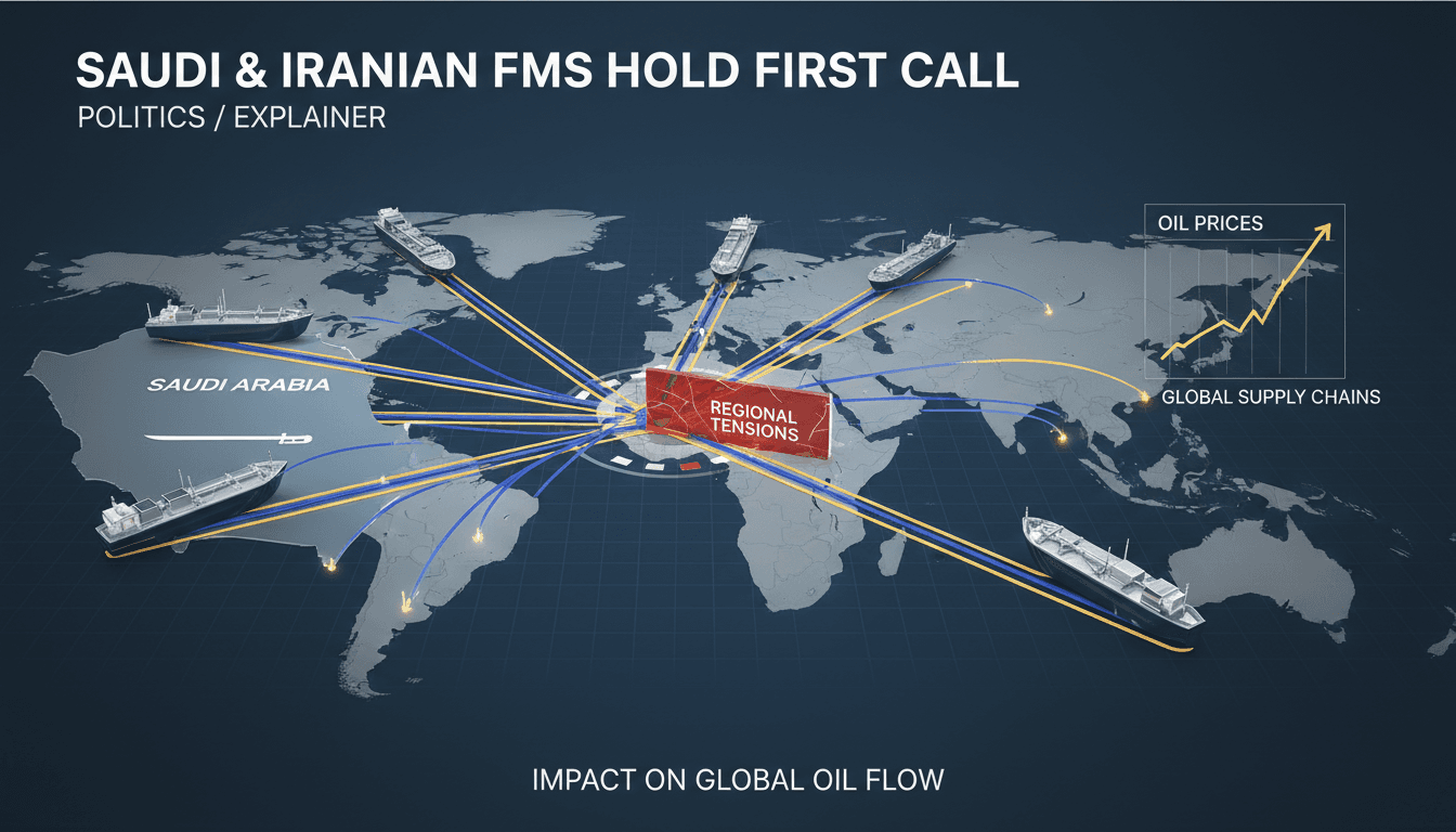 Saudi and Iranian Foreign Ministers Hold First Official Phone Call Since Iran War Began