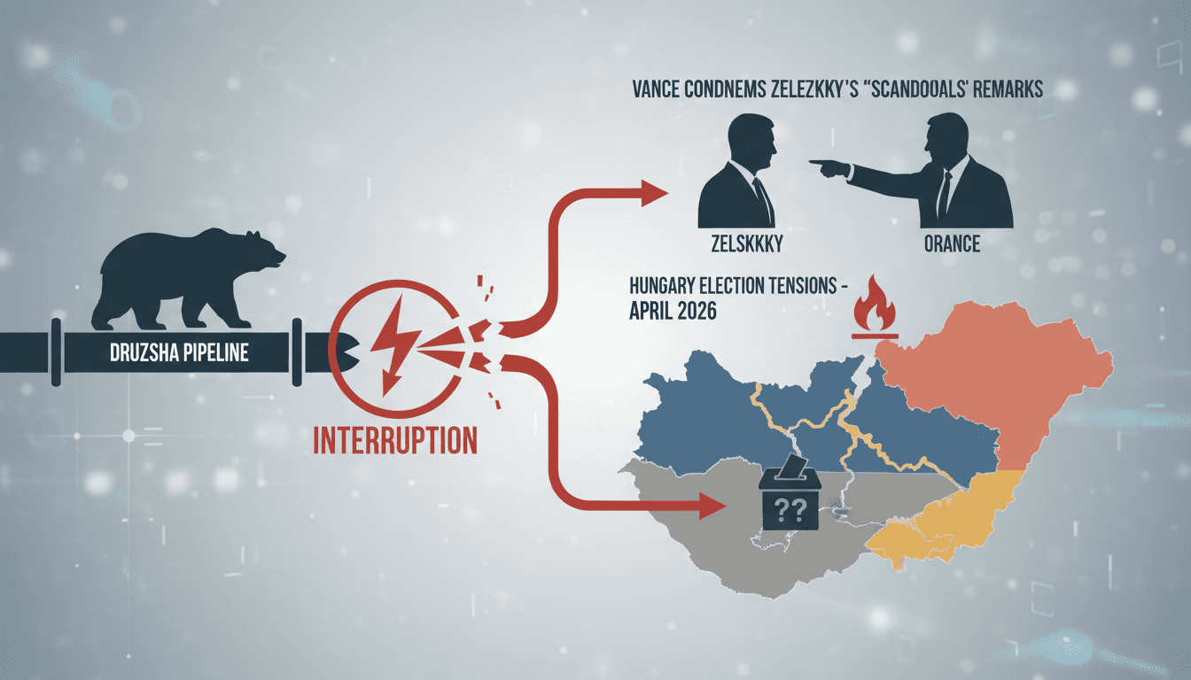 JD Vance Criticizes Zelenskyy's Remarks on Orbán Amid Hungary Election Tensions