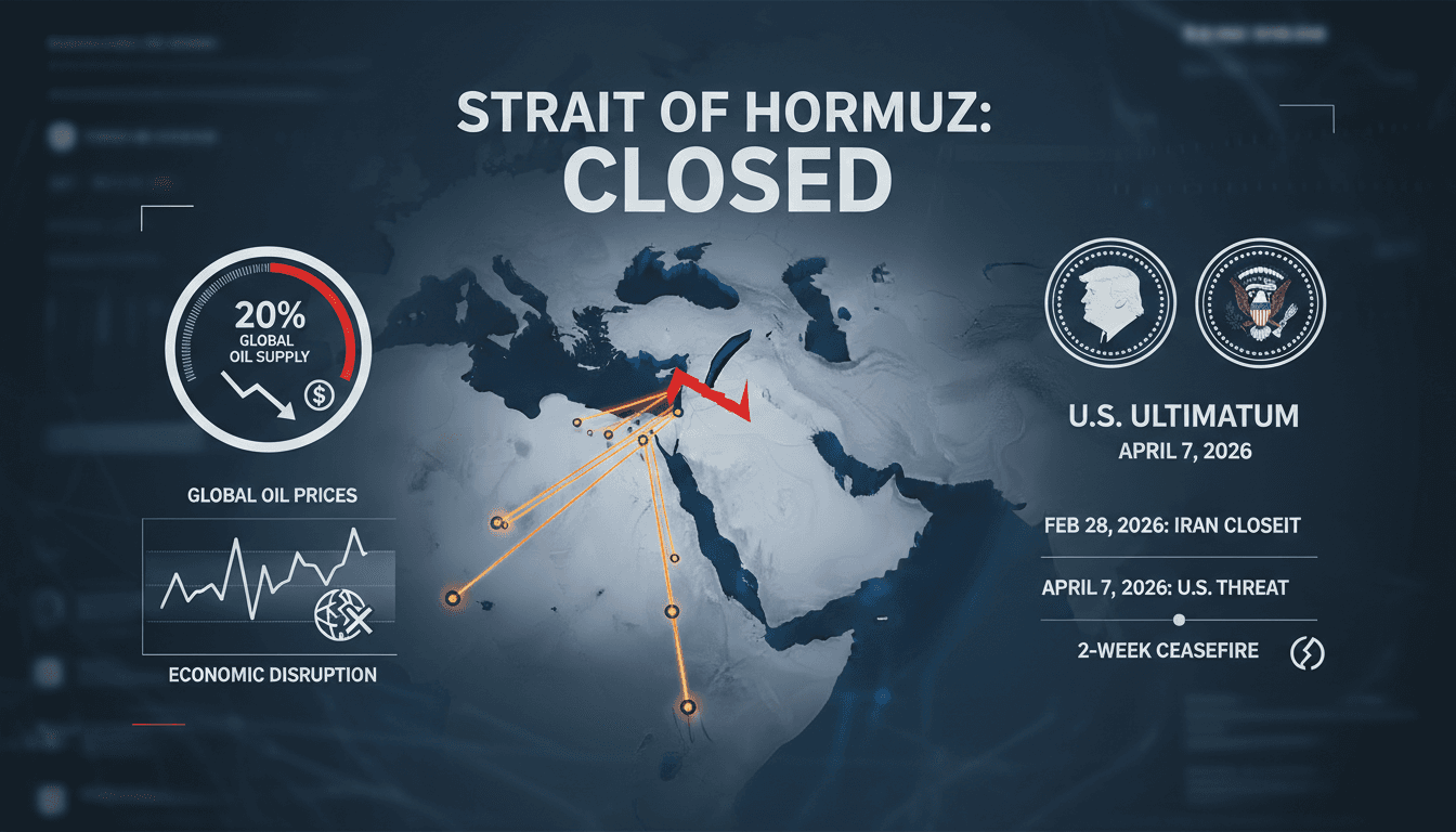 Trump Issues Ultimatum to Iran Over Strait of Hormuz Amid Escalating Tensions