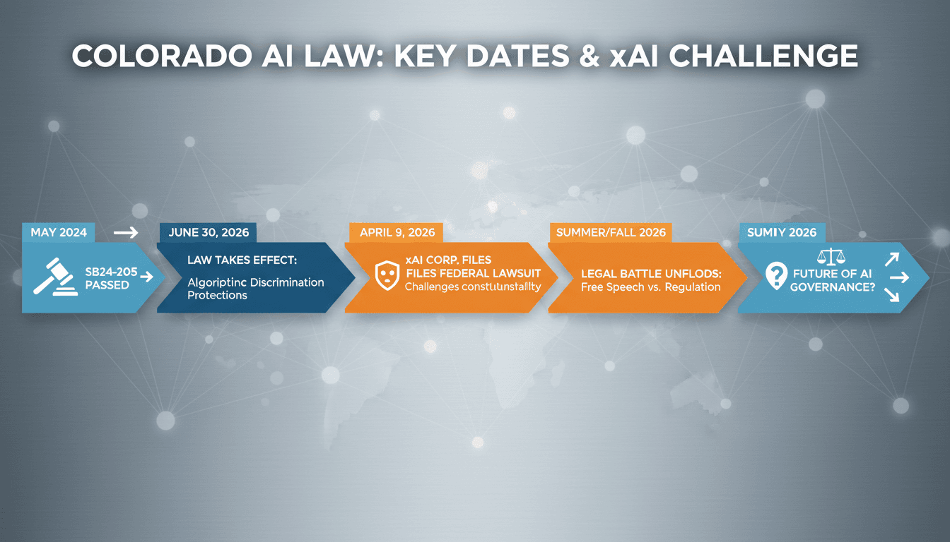 xAI Corp. Files Federal Lawsuit Against Colorado's AI Anti-Discrimination Law
