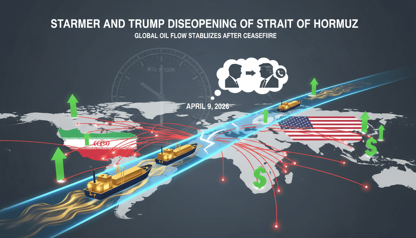 Starmer and Trump Discuss Reopening of Strait of Hormuz Following US-Iran Ceasefire