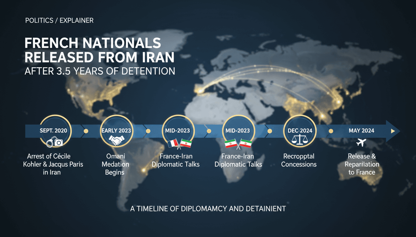 French Nationals Released from Iran After 3.5 Years of Detention