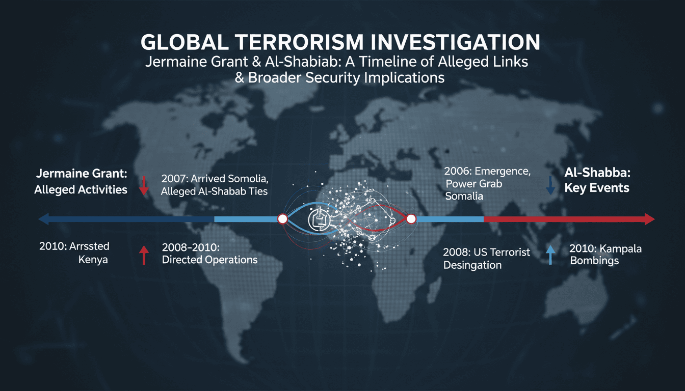 Jermaine Grant Charged with Terrorism Related to Al-Shabaab Activities in Somalia