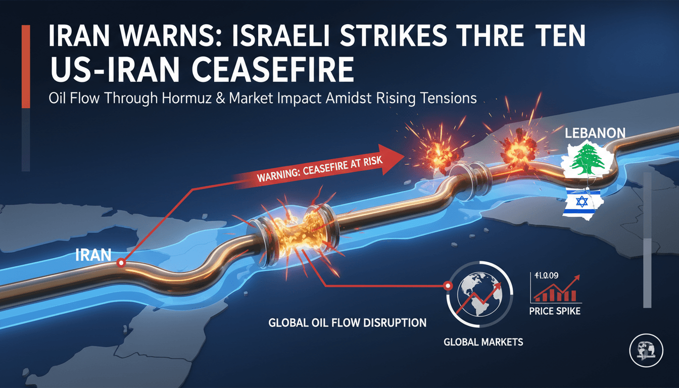 Iran Warns Israeli Airstrikes on Lebanon Threaten US-Iran Ceasefire Negotiations
