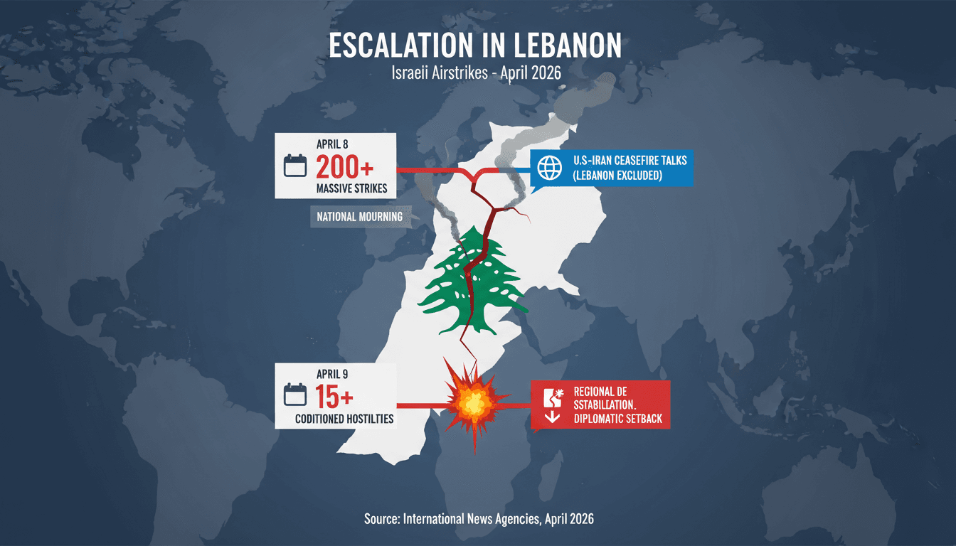 Israeli Airstrikes Result in 15 Additional Deaths in Lebanon Amid National Mourning