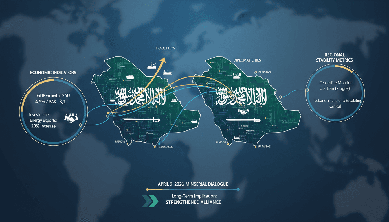 Saudi and Pakistani Foreign Ministers Discuss Regional Security Amid Ongoing Middle East Tensions