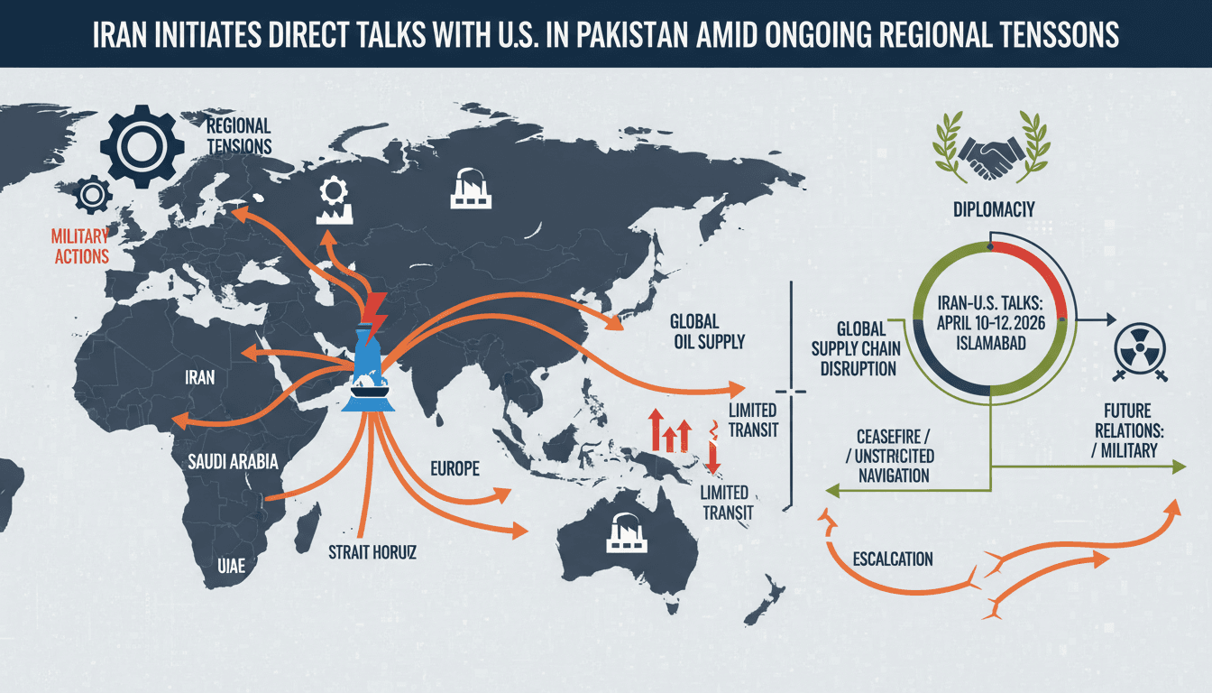 Iran Initiates Direct Talks with U.S. in Pakistan Amid Ongoing Regional Tensions