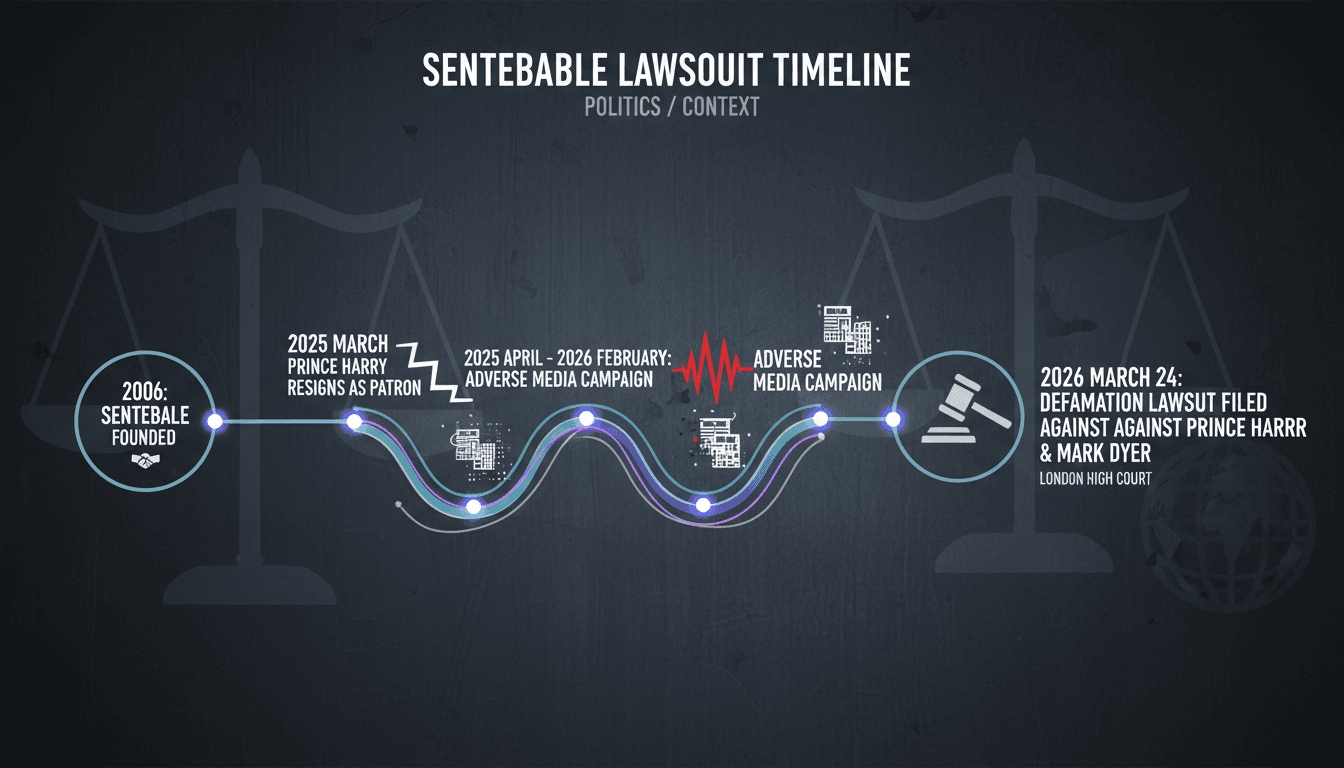 Sentebale Files Defamation Lawsuit Against Co-Founder Prince Harry and Mark Dyer