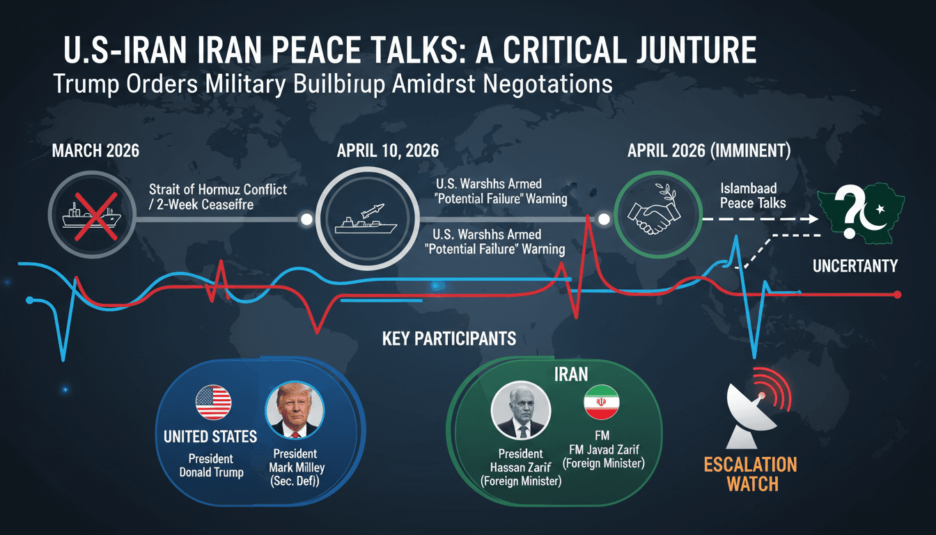 Trump Orders Military Preparations Amidst Upcoming U.S.-Iran Peace Talks