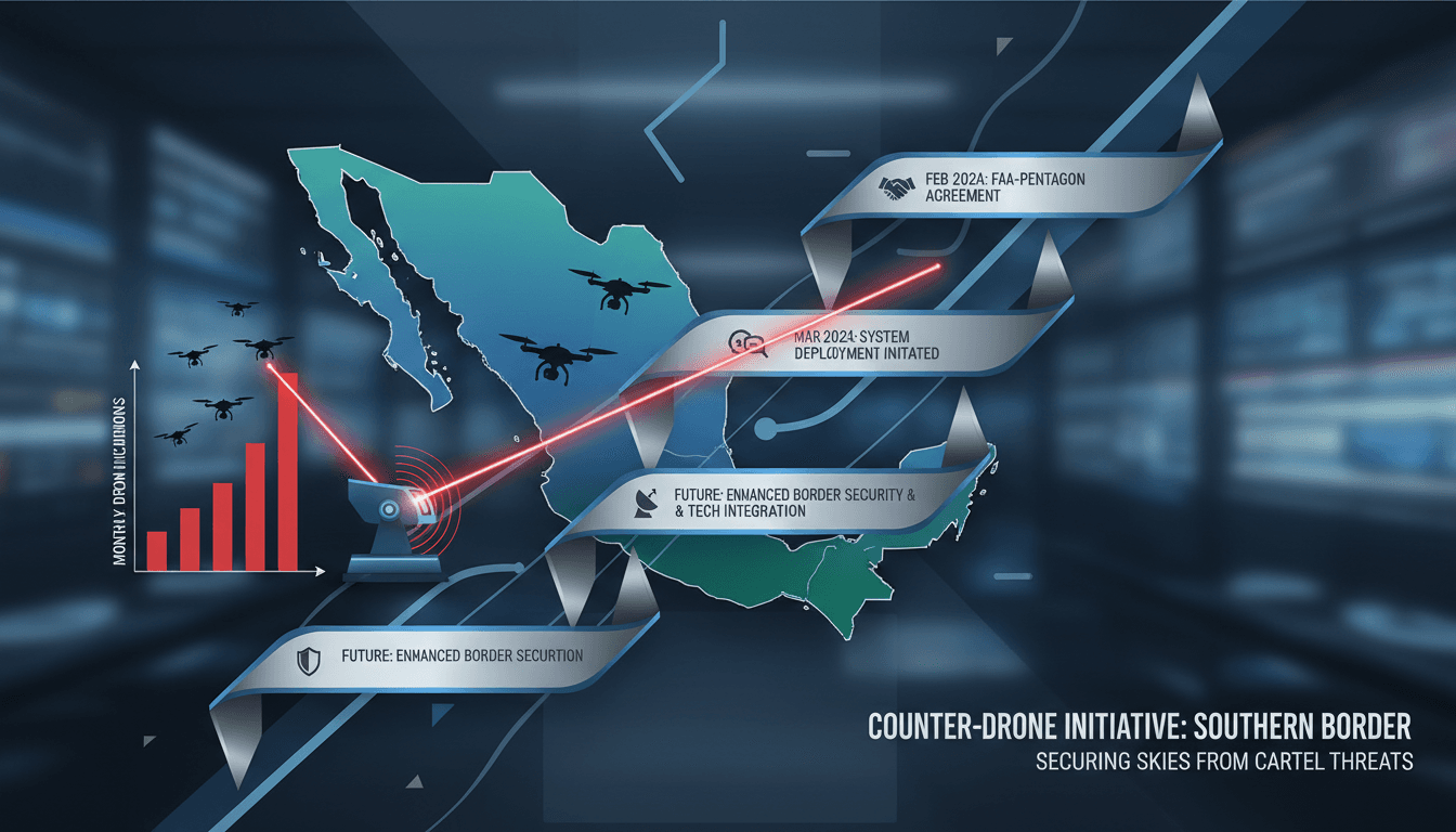 FAA and Pentagon Authorize High-Energy Laser System to Counter Drone Threats at U.S.-Mexico Border