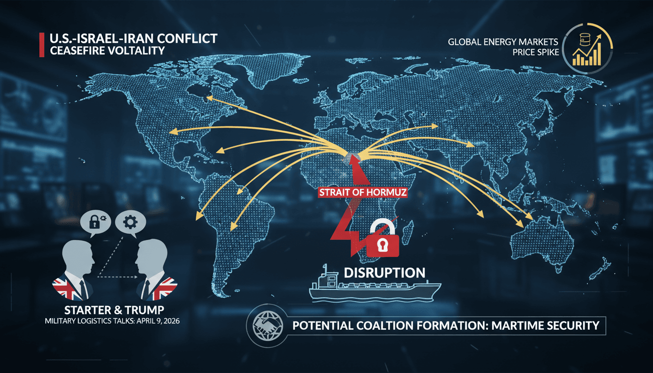 Starmer and Trump Discuss Military Logistics for Strait of Hormuz Security