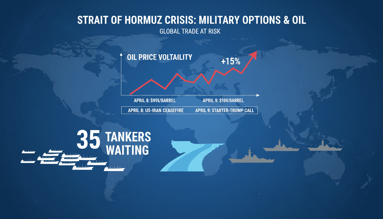 Starmer and Trump Discuss Military Options to Reopen Strait of Hormuz