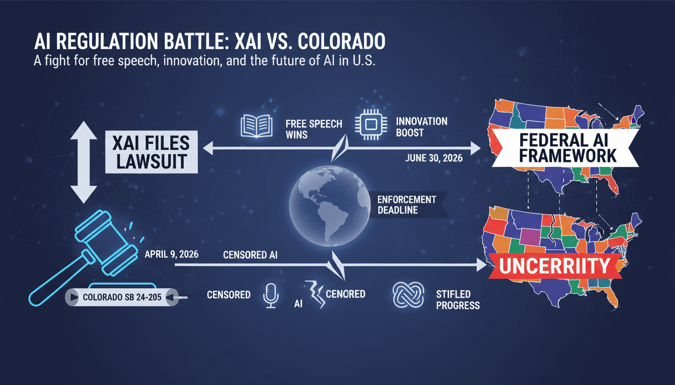 xAI Files Lawsuit Against Colorado AI Regulation Citing First Amendment Violations