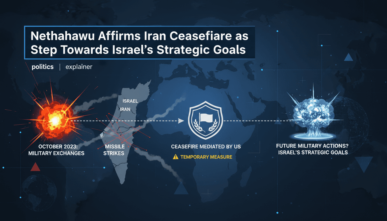 Netanyahu Affirms Iran Ceasefire as Step Towards Israel's Strategic Goals