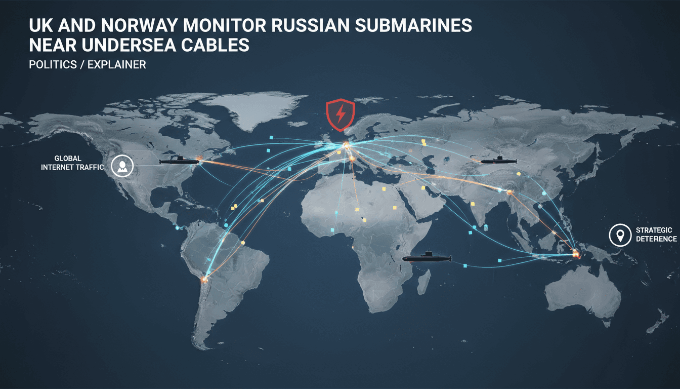 UK and Norway Monitor Russian Submarines Near Undersea Cables