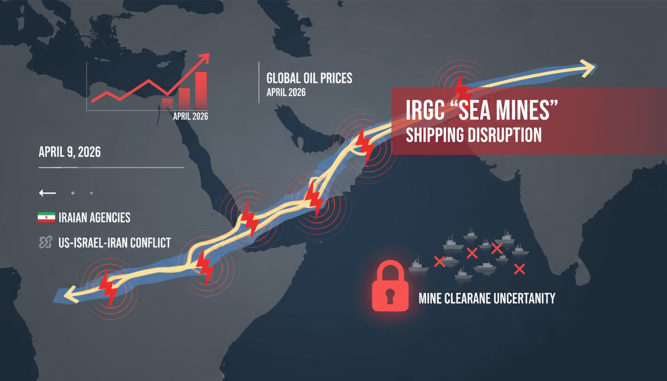 Iranian Agencies Indicate Possible IRGC Sea Mines in Strait of Hormuz Shipping Lanes