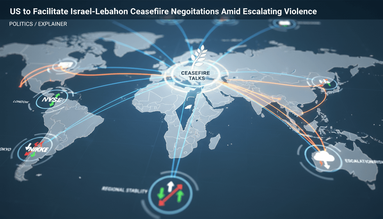 US to Facilitate Israel-Lebanon Ceasefire Negotiations Amid Escalating Violence