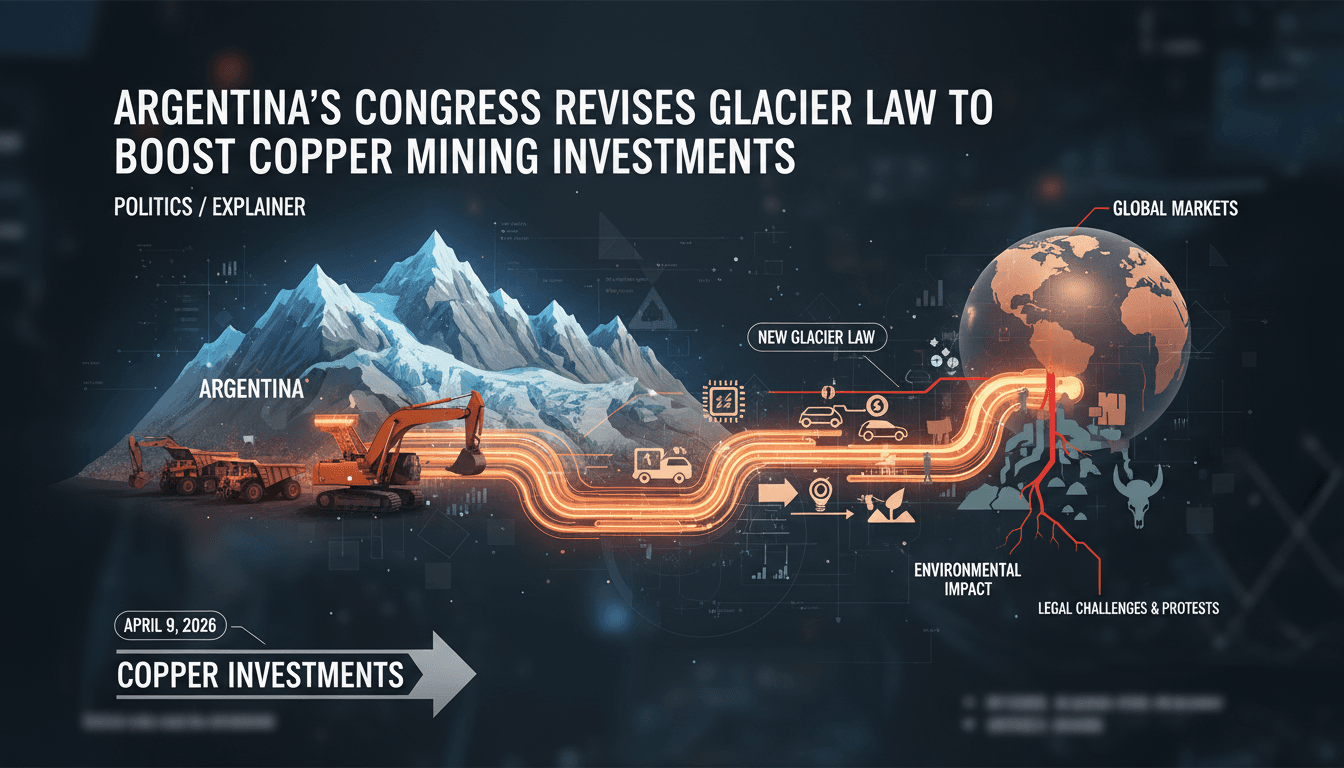 Argentina's Congress Revises Glacier Law to Boost Copper Mining Investments