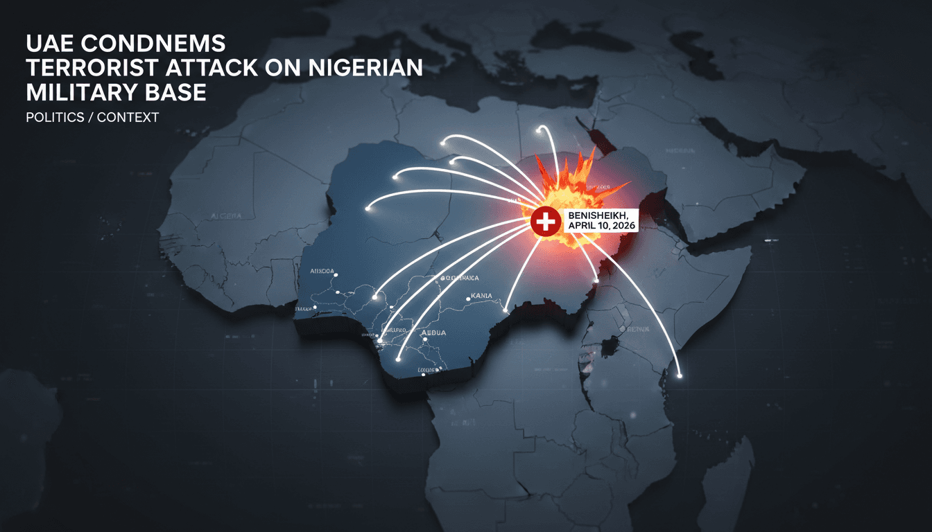 UAE Condemns Terrorist Attack on Nigerian Military Base