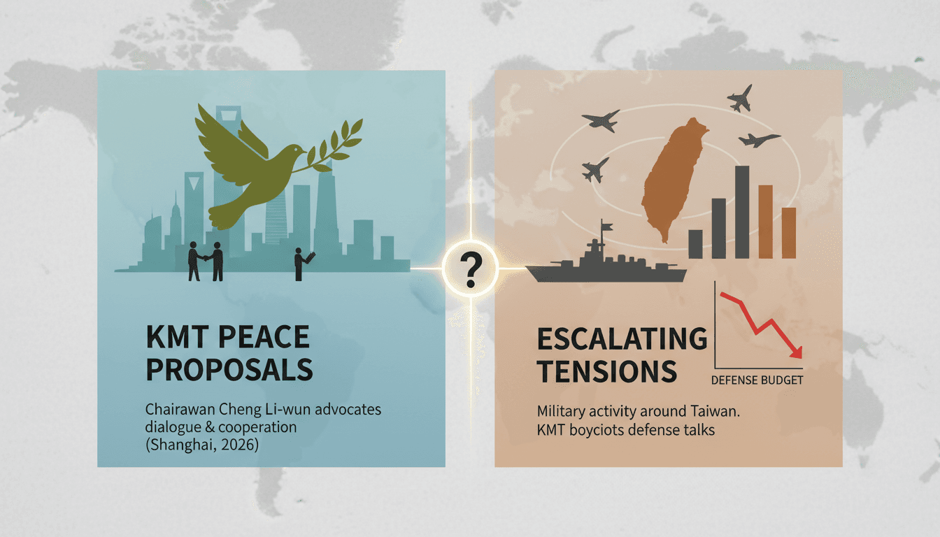 KMT Chairwoman Advocates Peace in China Amid Defense Budget Boycott