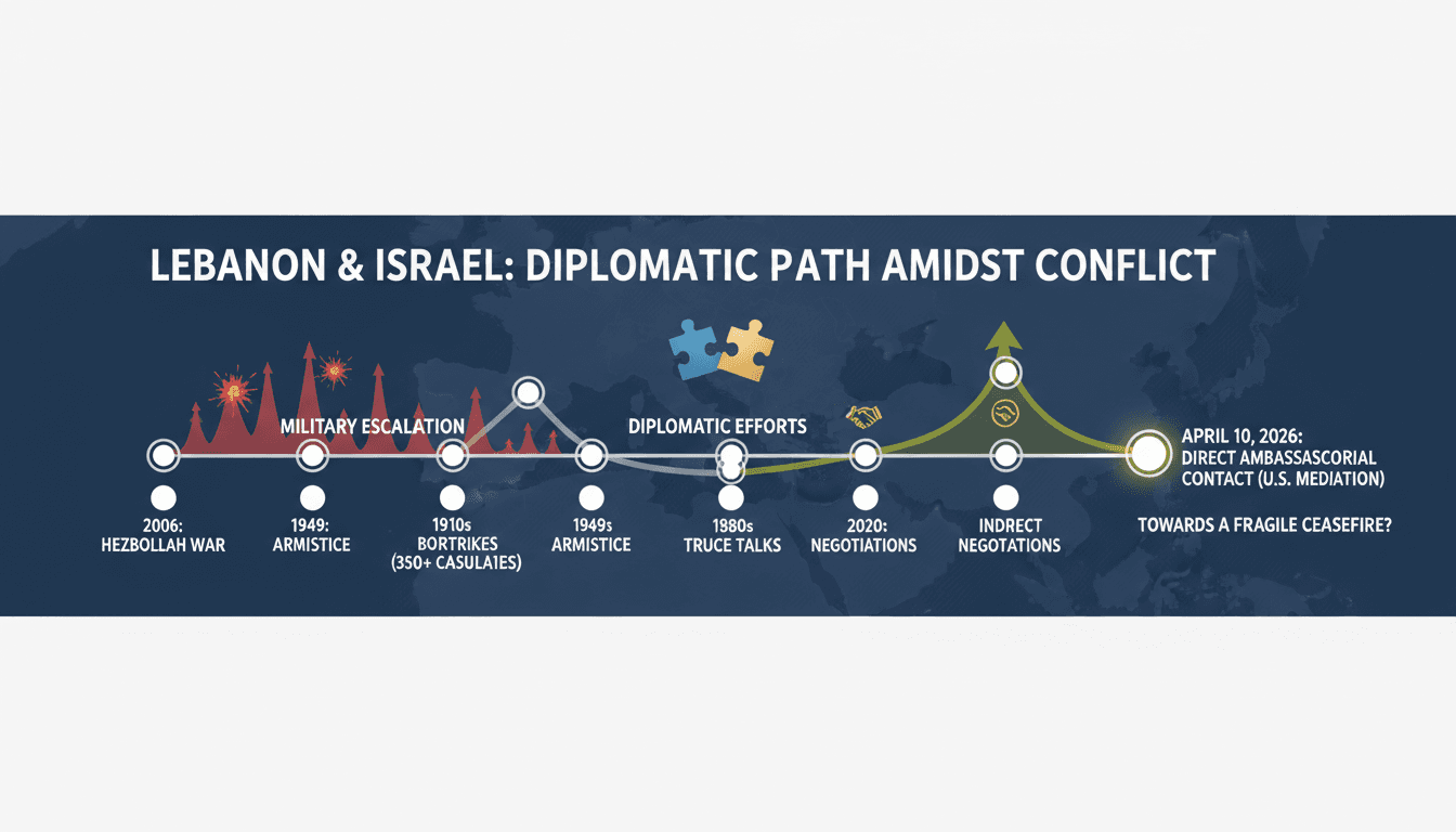 Lebanon and Israel Initiate First Direct Diplomatic Contact Amid Ongoing Conflict
