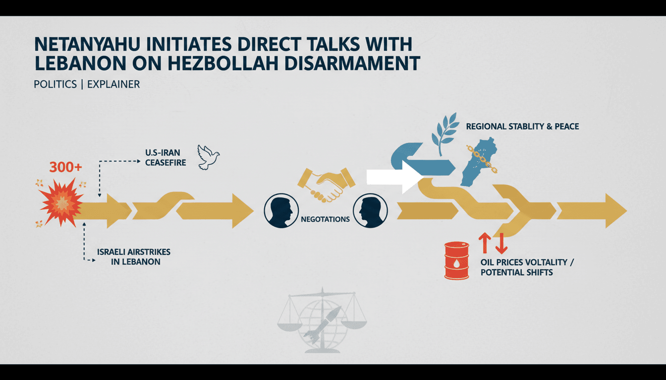 Netanyahu Initiates Direct Talks with Lebanon on Hezbollah Disarmament