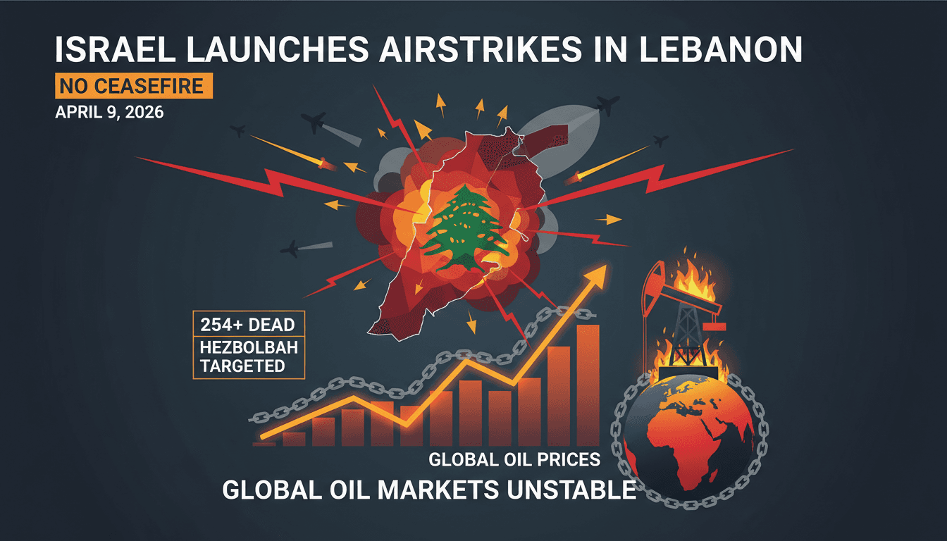 Israel Launches Airstrikes in Lebanon Amid Ongoing Conflict with Hezbollah