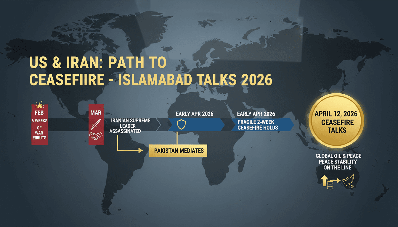 US and Iran Engage in Ceasefire Talks in Islamabad Amid Ongoing Conflict