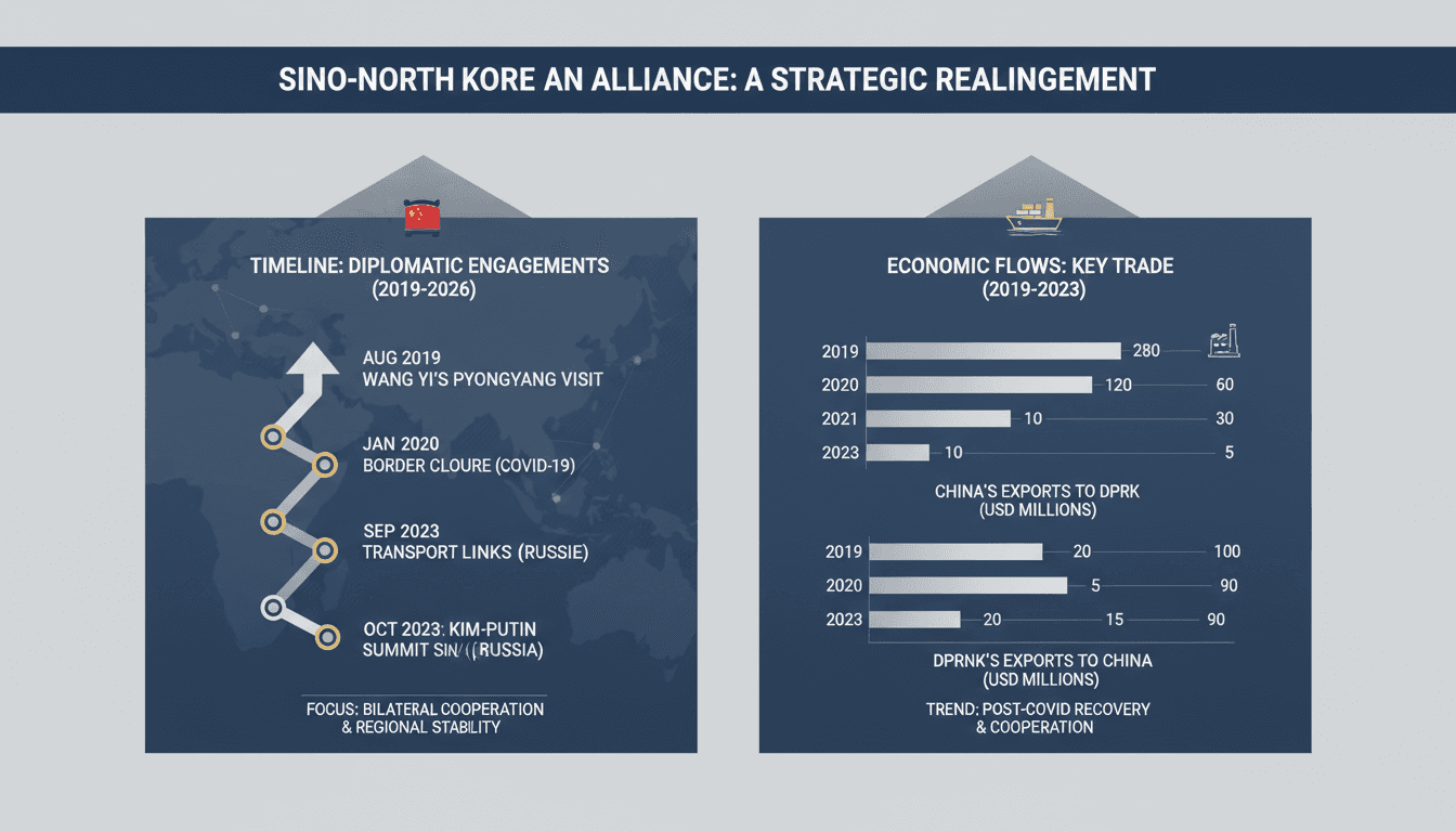 China and North Korea strengthen diplomatic ties during Wang Yi's visit to Pyongyang