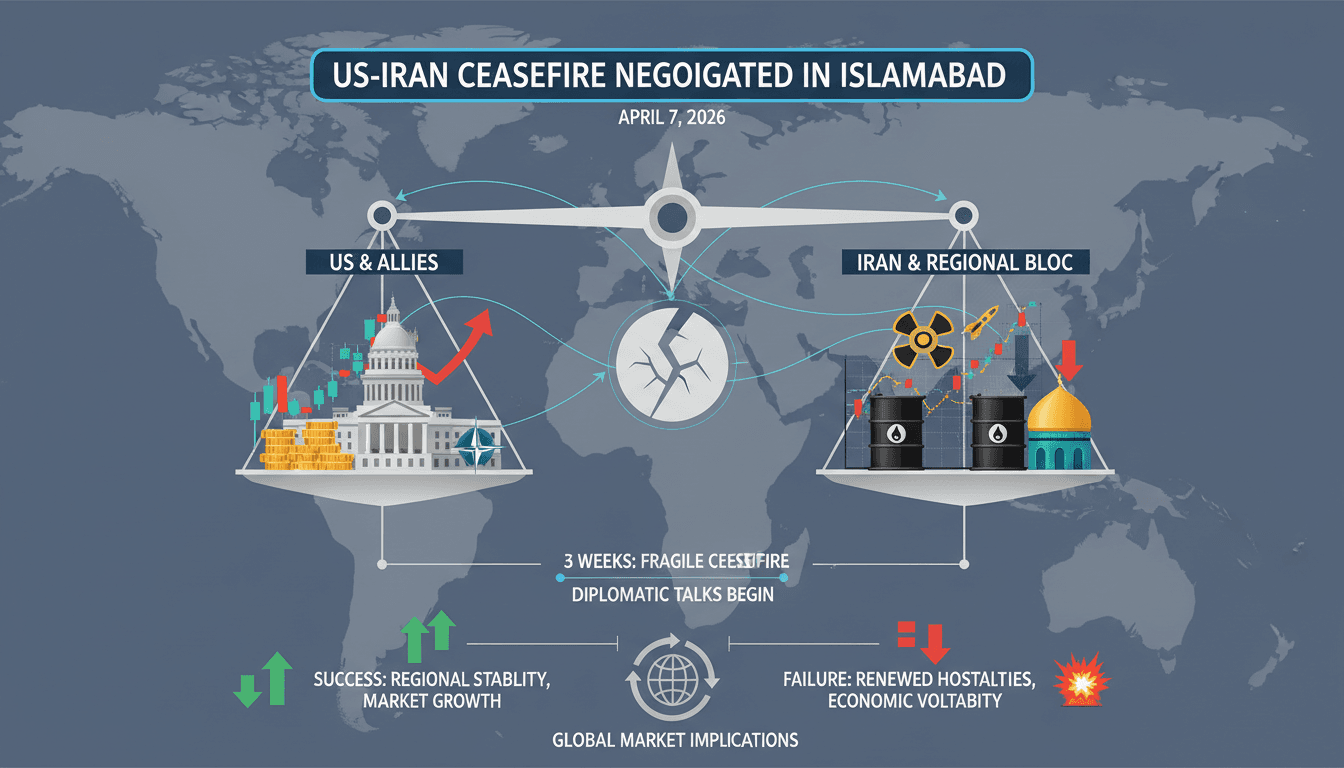 US-Iran Ceasefire Negotiations Begin in Islamabad Amid Tensions