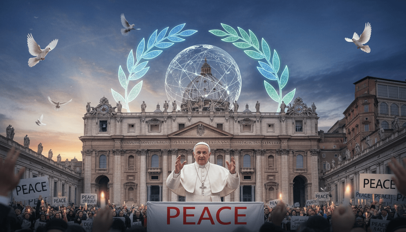 Pope Leo XIV Calls for Peace Amid U.S.-Israeli-Iran Conflict During Vatican Vigil