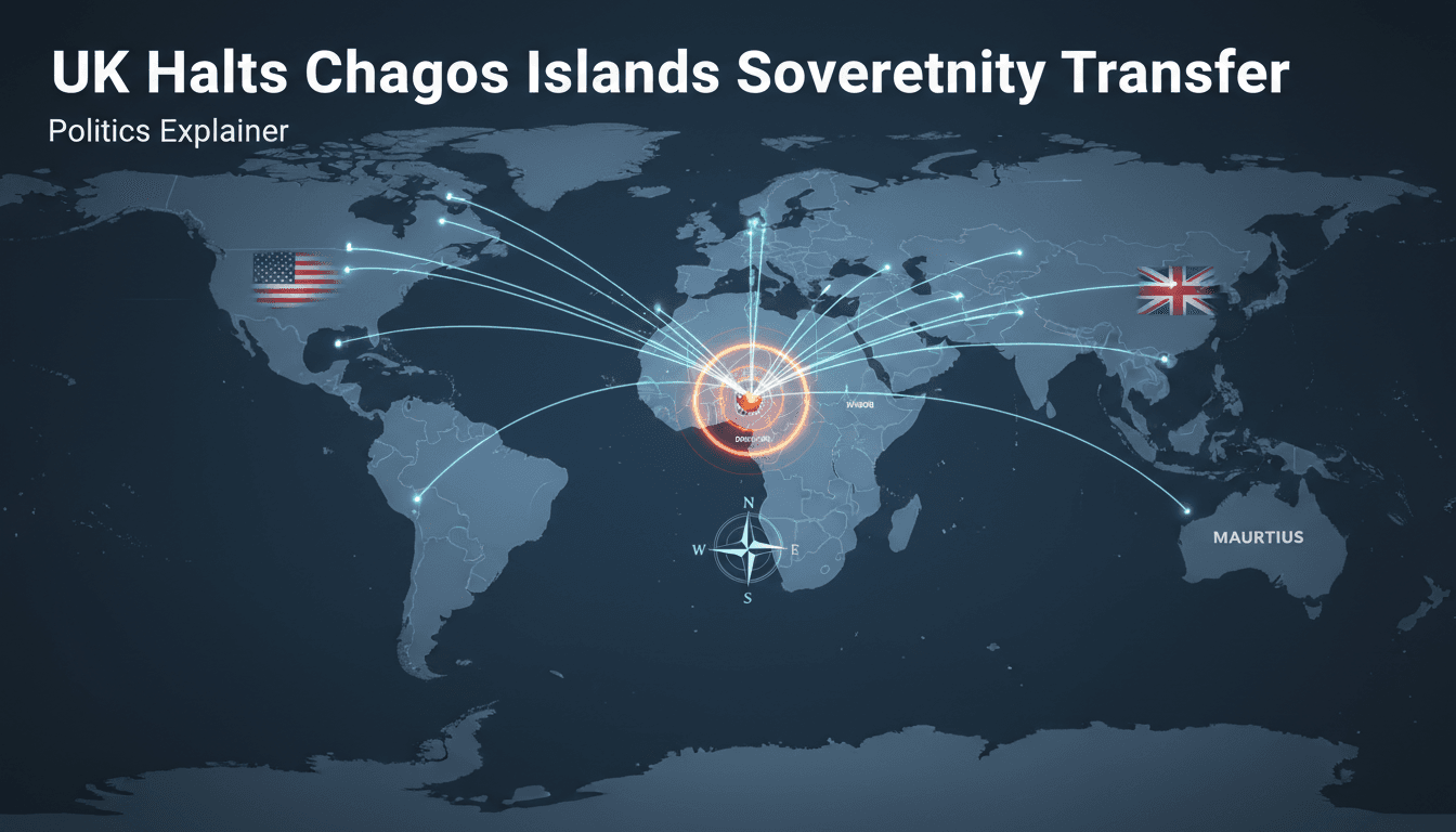 UK Halts Chagos Islands Sovereignty Transfer to Mauritius Amid U.S. Opposition