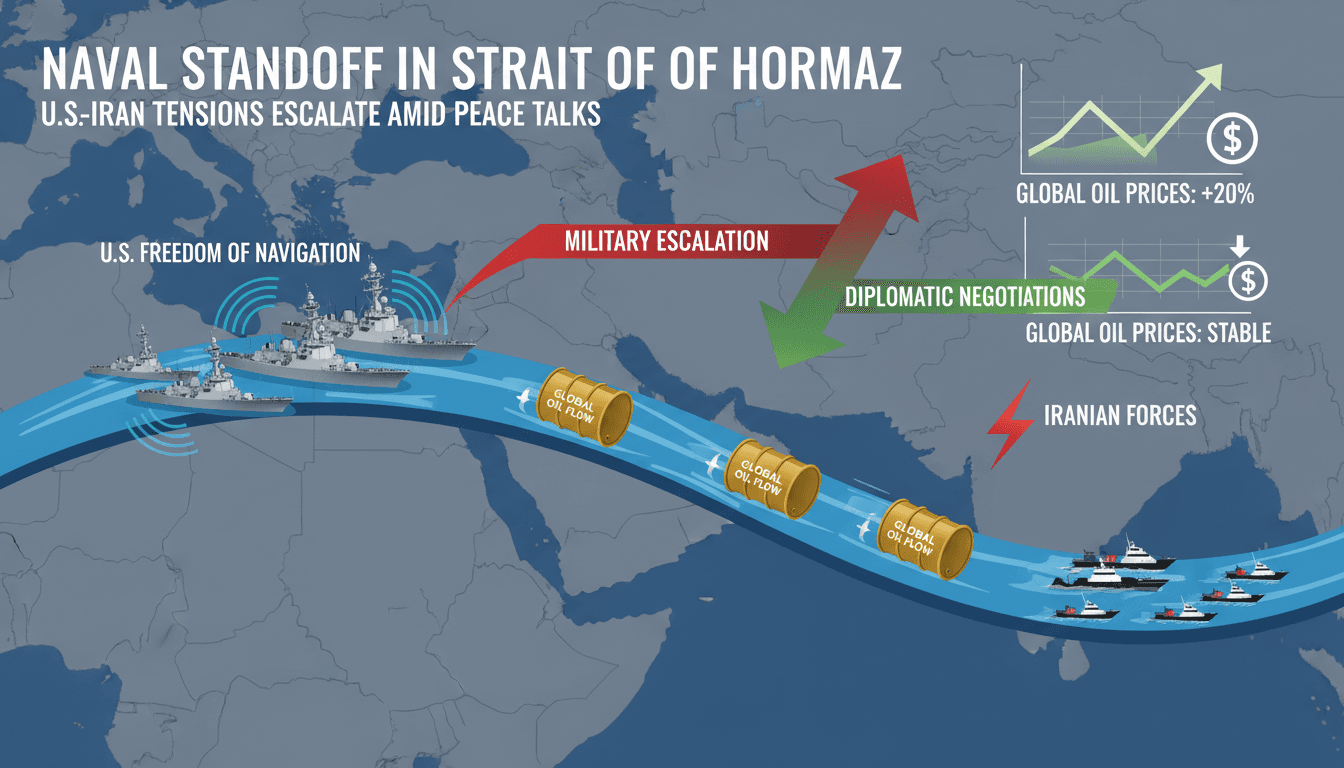 Naval Standoff in Strait of Hormuz Highlights U.S.-Iran Negotiation Tensions